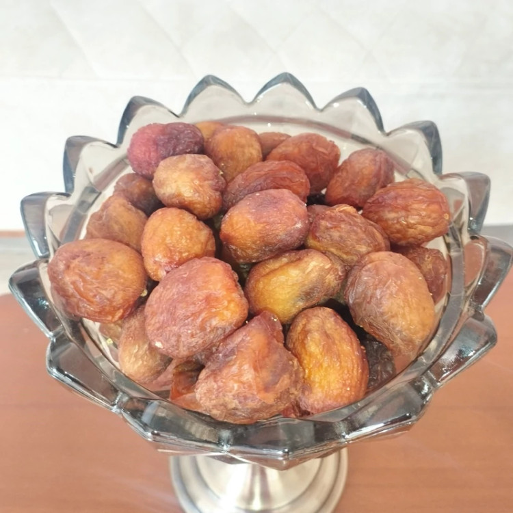 زردآلوی خشک شده هسته دار خرمایی درجه یک خشکبار ال سون مراغه 1000 گرمی